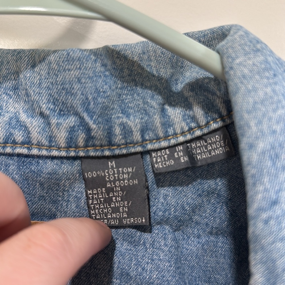 Liz Authentic Jean jacket medium / B56 - Picture 3 of 4